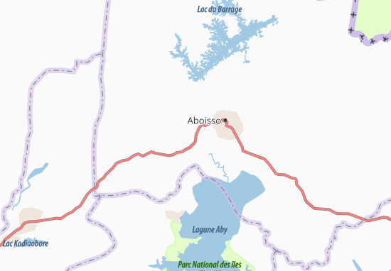 Kaart Plattegrond Ayébo
