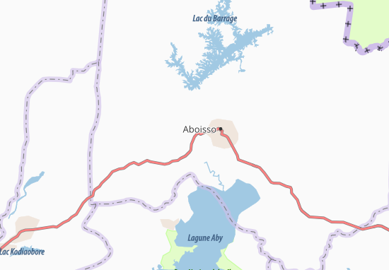 Kaart Plattegrond Assouba