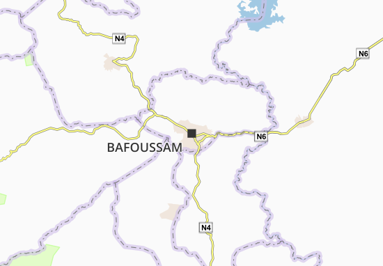 Kaart Plattegrond Bafoussam