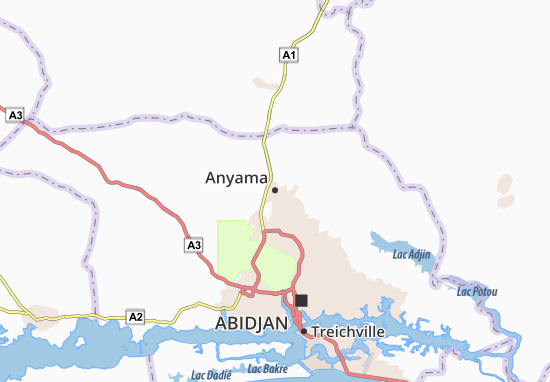 Mapa Anyama