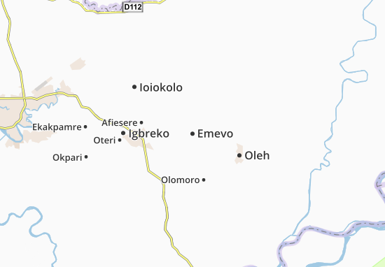 Karte Stadtplan Emevo