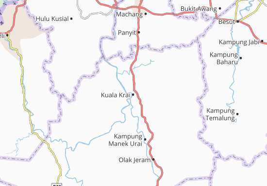 Karte Stadtplan Kampung Batu Mengkebang