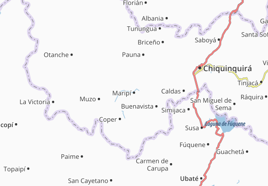 Mapa Maripí