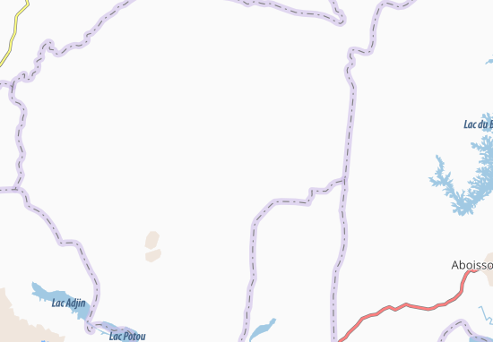 Kaart Plattegrond Koutoukro