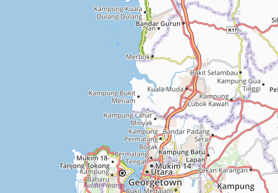 Mapa Kampung Bukit Meriam