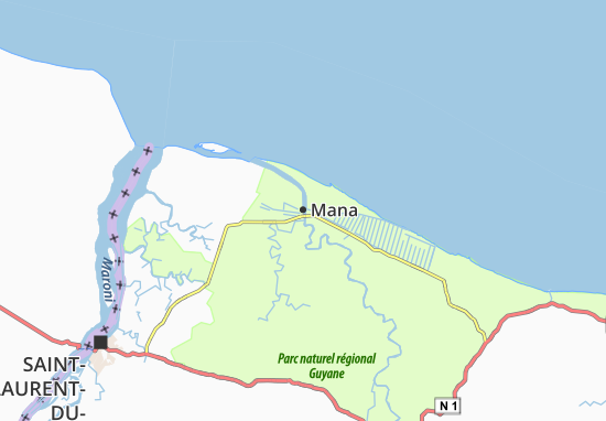 Mapa Mana