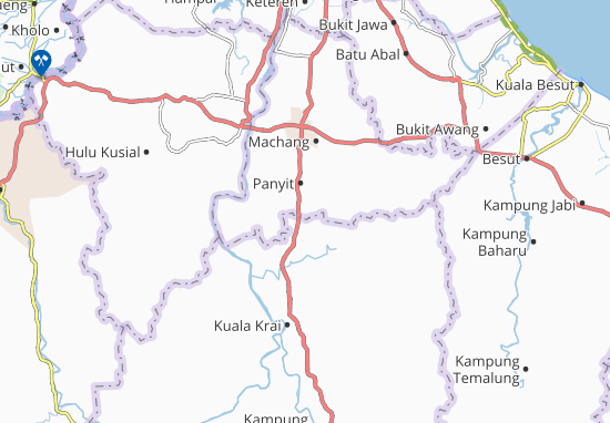 Kampung Bukit Pak Long Map