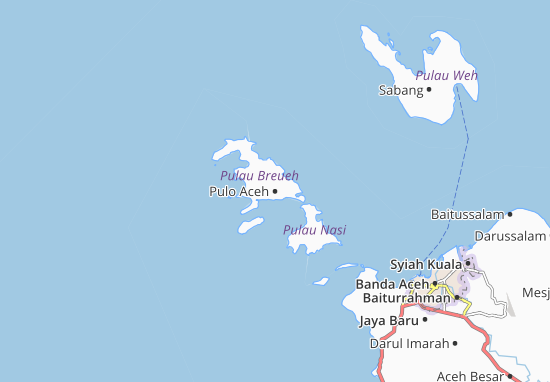 Karte Stadtplan Pulo Aceh