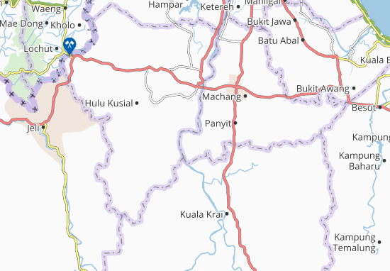 Karte Stadtplan Kampung Temangan Lama