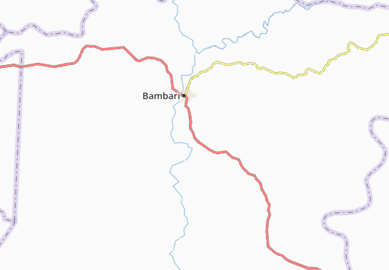 Karte Stadtplan Ouanenga