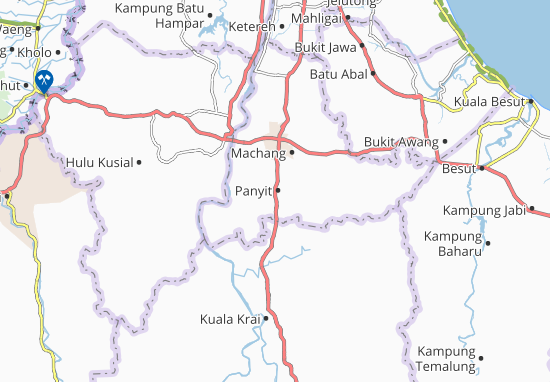 Mapa Kampung Tengah