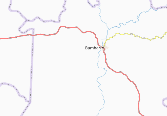 Mapa Ouandougoua
