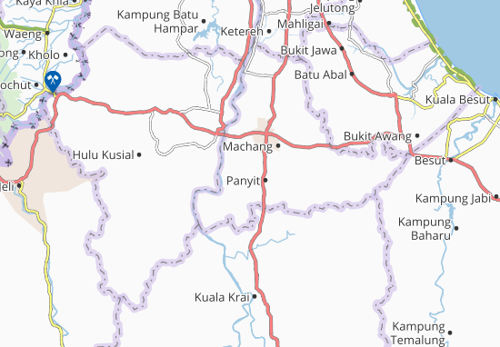 Karte Stadtplan Kampung Jakar