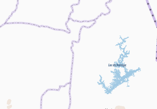 Mapa Aboisso-Komoé