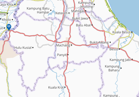 Karte Stadtplan Kampung Pemanok