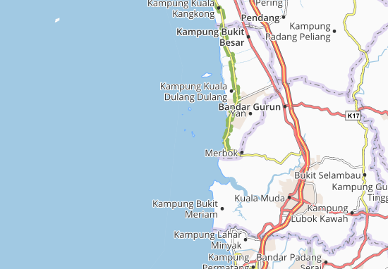 Mapa Pulau Bidan