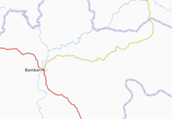 Karte Stadtplan Yomandje