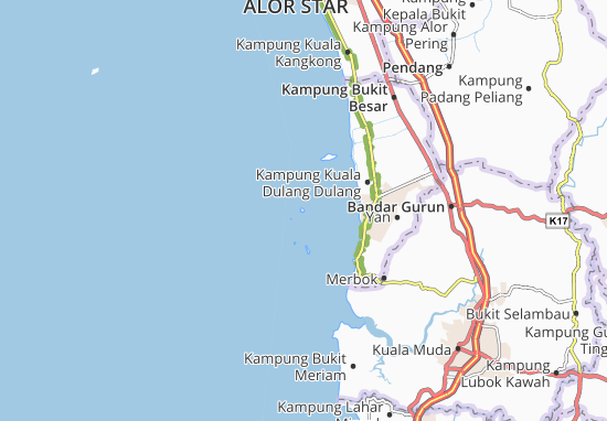 Kaart Plattegrond Pulau Songsong