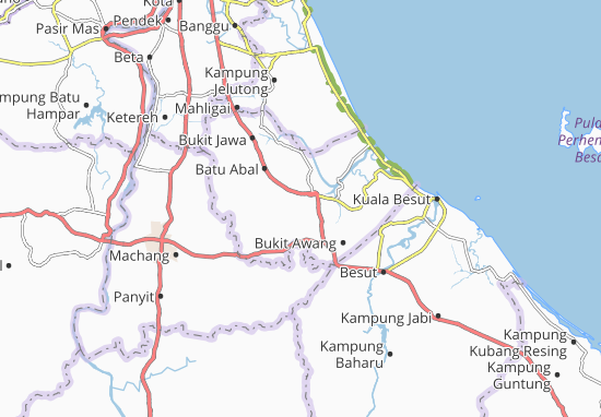 Mapa Kampung Merbol