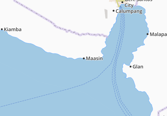 Karte Stadtplan Maasin