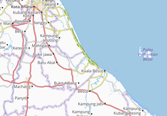 Karte Stadtplan Kampung Pak Mayong