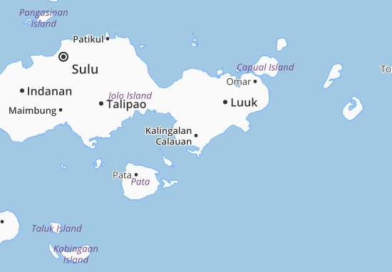 Karte Stadtplan Kalingalan Calauan