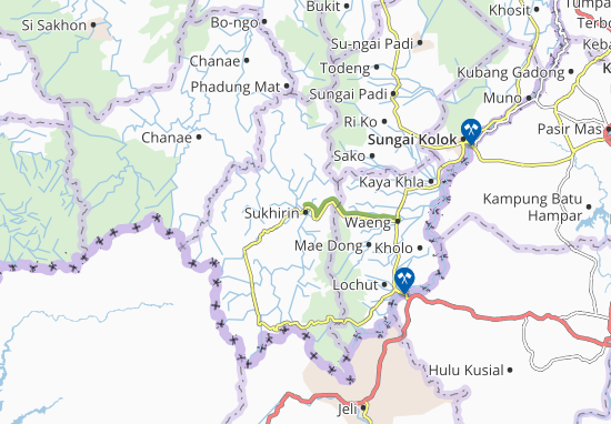 Karte Stadtplan Sukhirin