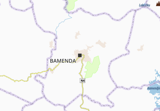Mapa Bamenda
