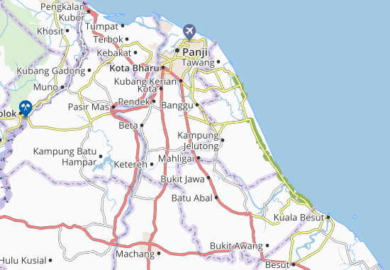 Mapa Kampung Melor