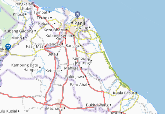 Mapa Kampung Aril