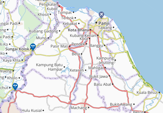 Mapa Kampung Lundang Paku