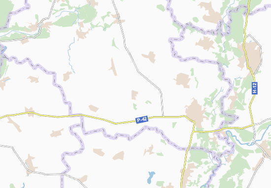 Mapa Chovno-Fedorivka