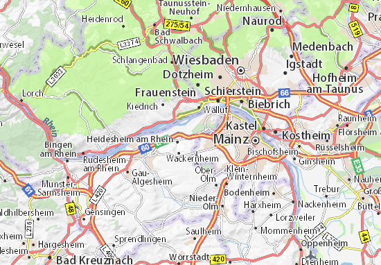 Mapa Uhlerborn
