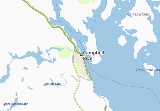Mapa Campbell River