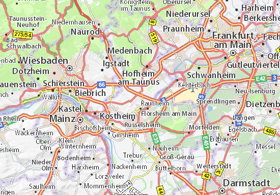 Mapa Bad Weilbach