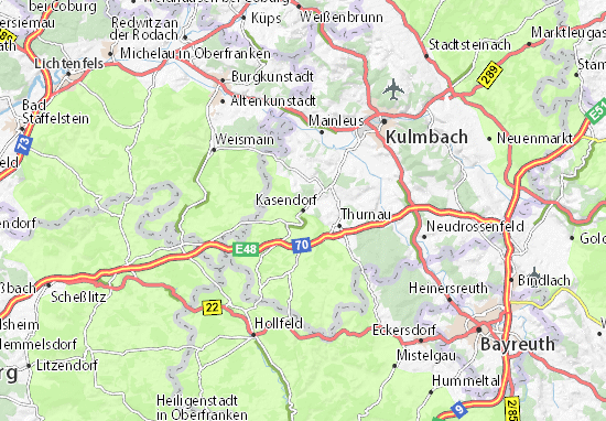 Mapa Kasendorf