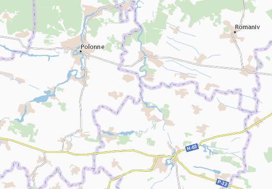 Karte Stadtplan Lyubomyrka