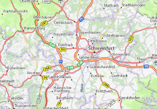 Kaart Plattegrond Geldersheim