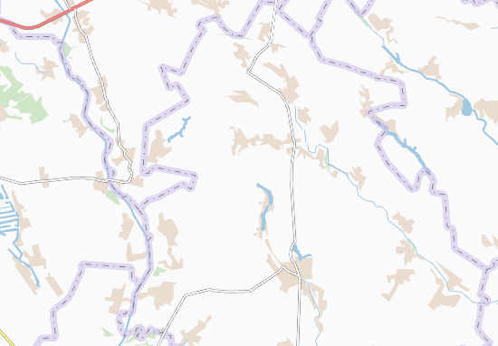 Karte Stadtplan Pershe Travnya