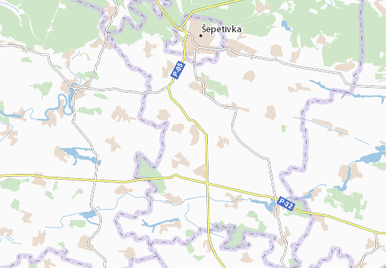 Karte Stadtplan Mokiivtsi