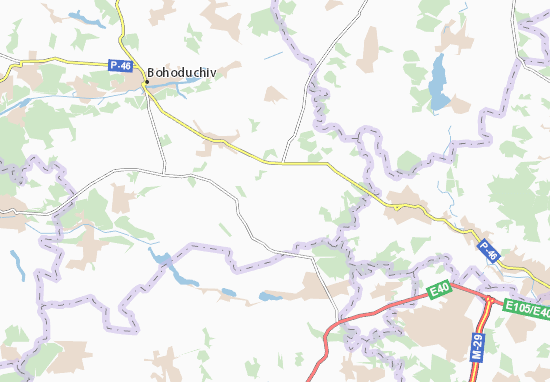 Karte Stadtplan Balabanivka