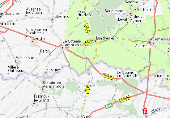 Mapa Catillon-sur-Sambre