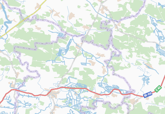 Karte Stadtplan Stovpyn