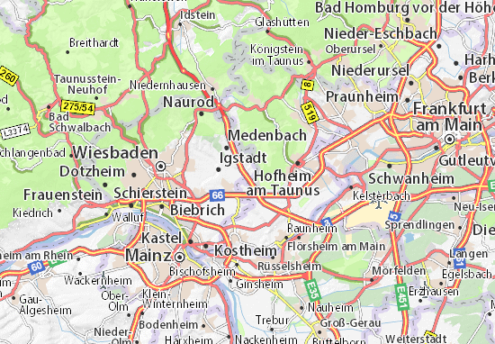 Mapa Breckenheim
