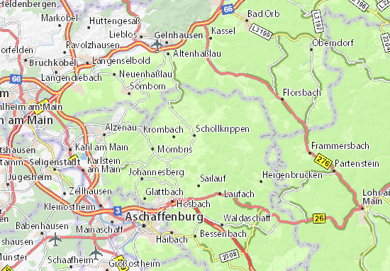 Karte Stadtplan Schöllkrippen