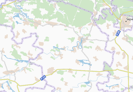 Mapa Lopushne