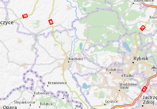 Kaart Plattegrond Markowice