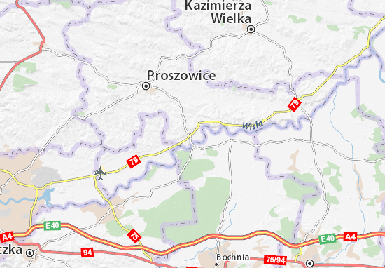 Karte Stadtplan Nowe Brzesko