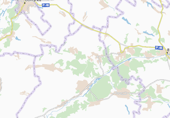 Karte Stadtplan Luchky