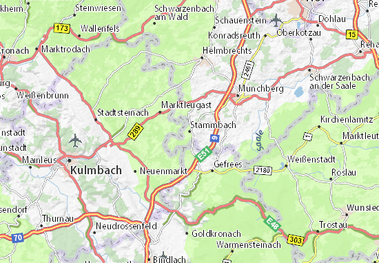 Mapa Stammbach